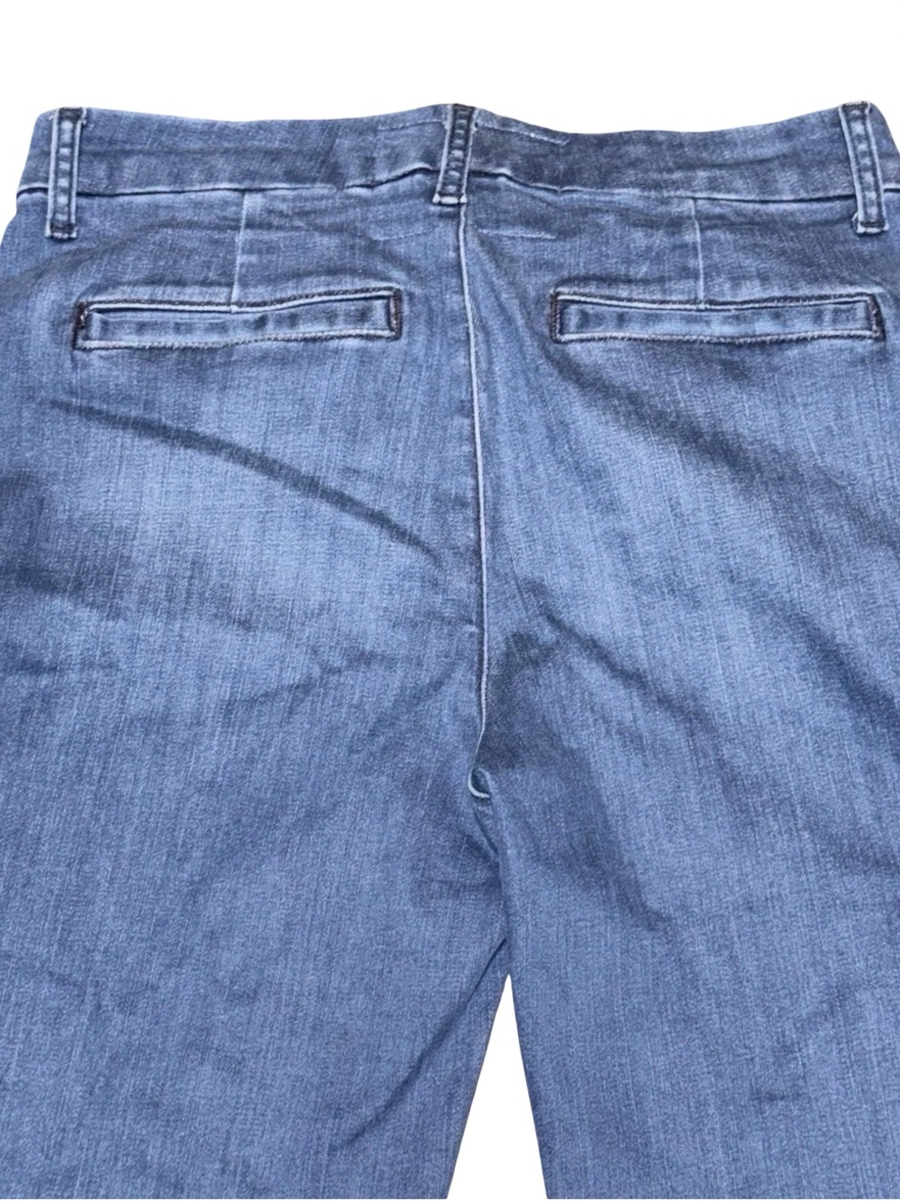 Frank & Eileen Women’s Wicklow Raw Hem Blue Denim Jeans Size 4 - Picture 6 of 10